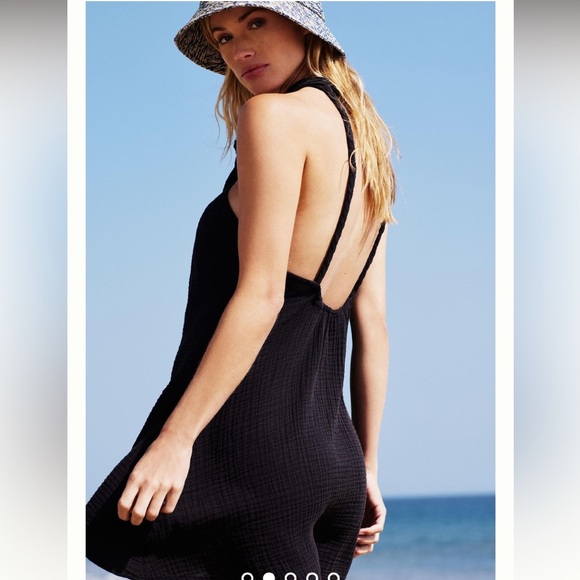 Anthropologie Braided Halter Dress. Size L - Picture 4 of 10